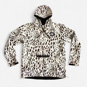 686 InfiDRY 10K Black and White Waterproof Hoody Jacket